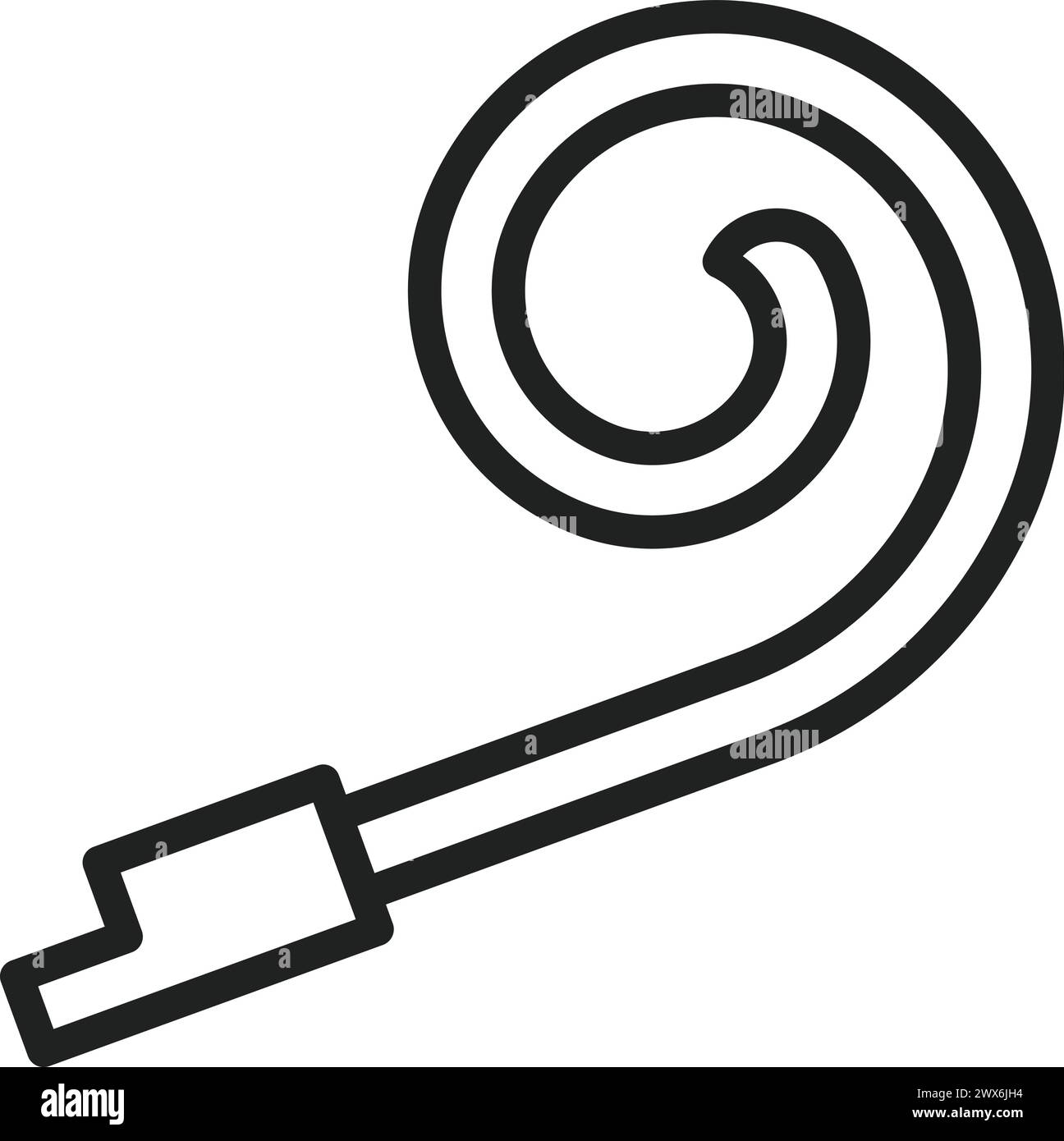 Noisemaker icon vector image. Suitable for mobile application web application and print media. Stock Vector