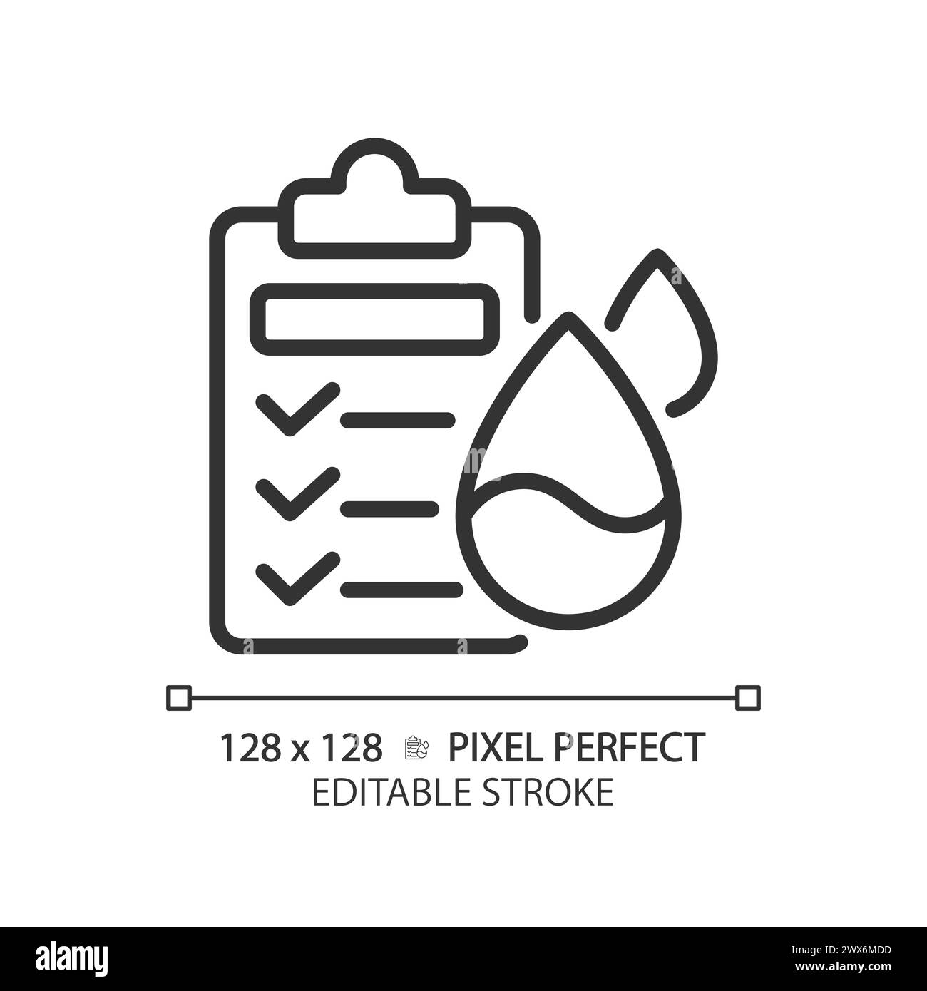 Water quality assessment stock vector images alamy