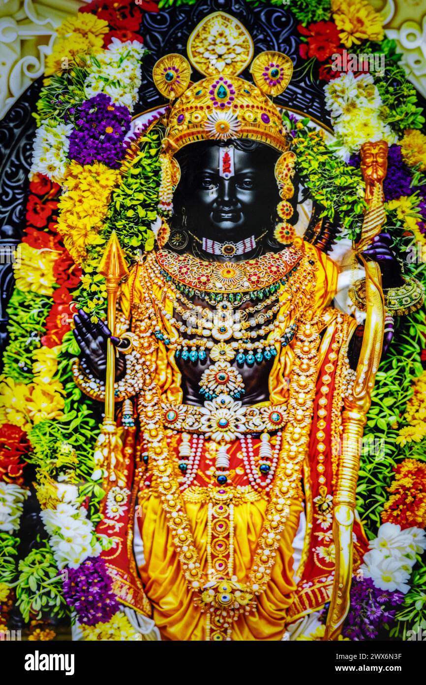 Hinduism god ram hi res stock photography and images Alamy