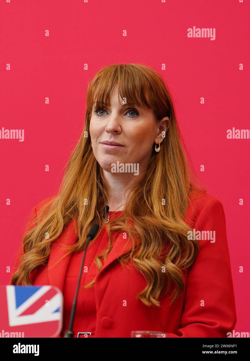 Labour deputy leader Angela Rayner during the Labour Party local