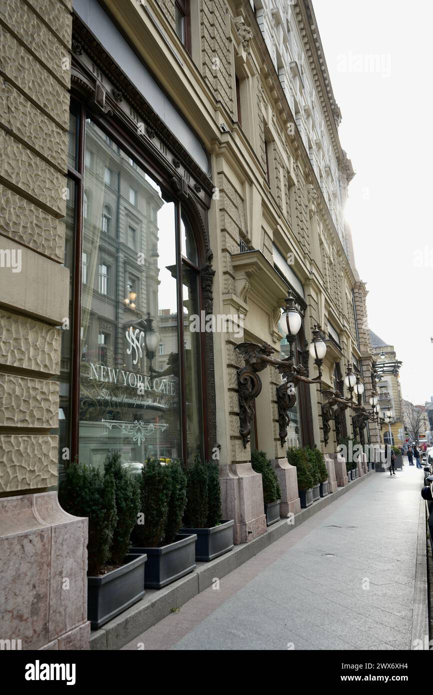 The World famous New York Cafe, The Most Beautiful Cafe in The World. Stock Photo