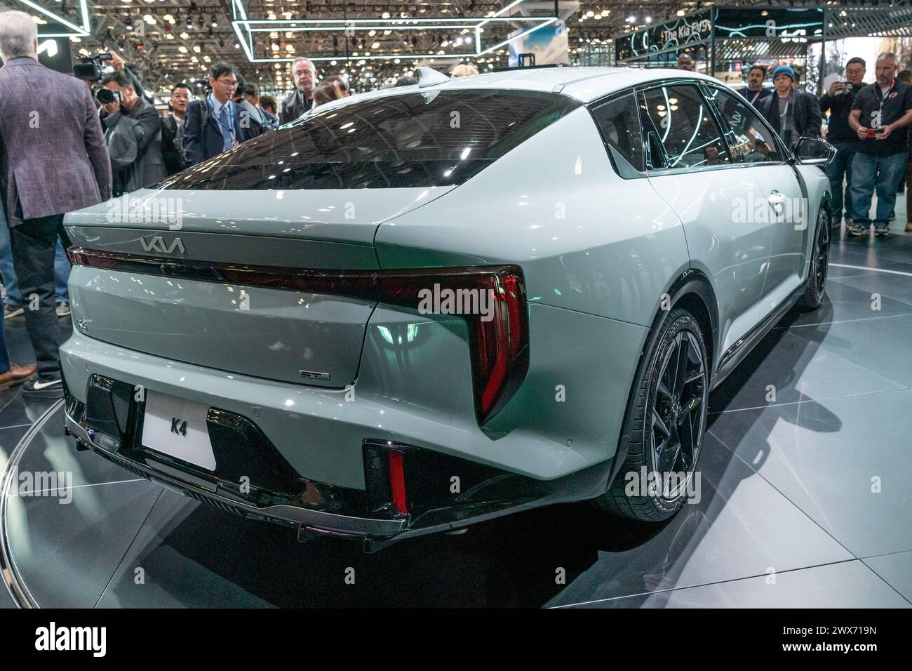 KIA K4 2025 on display during International Auto Show media day at
