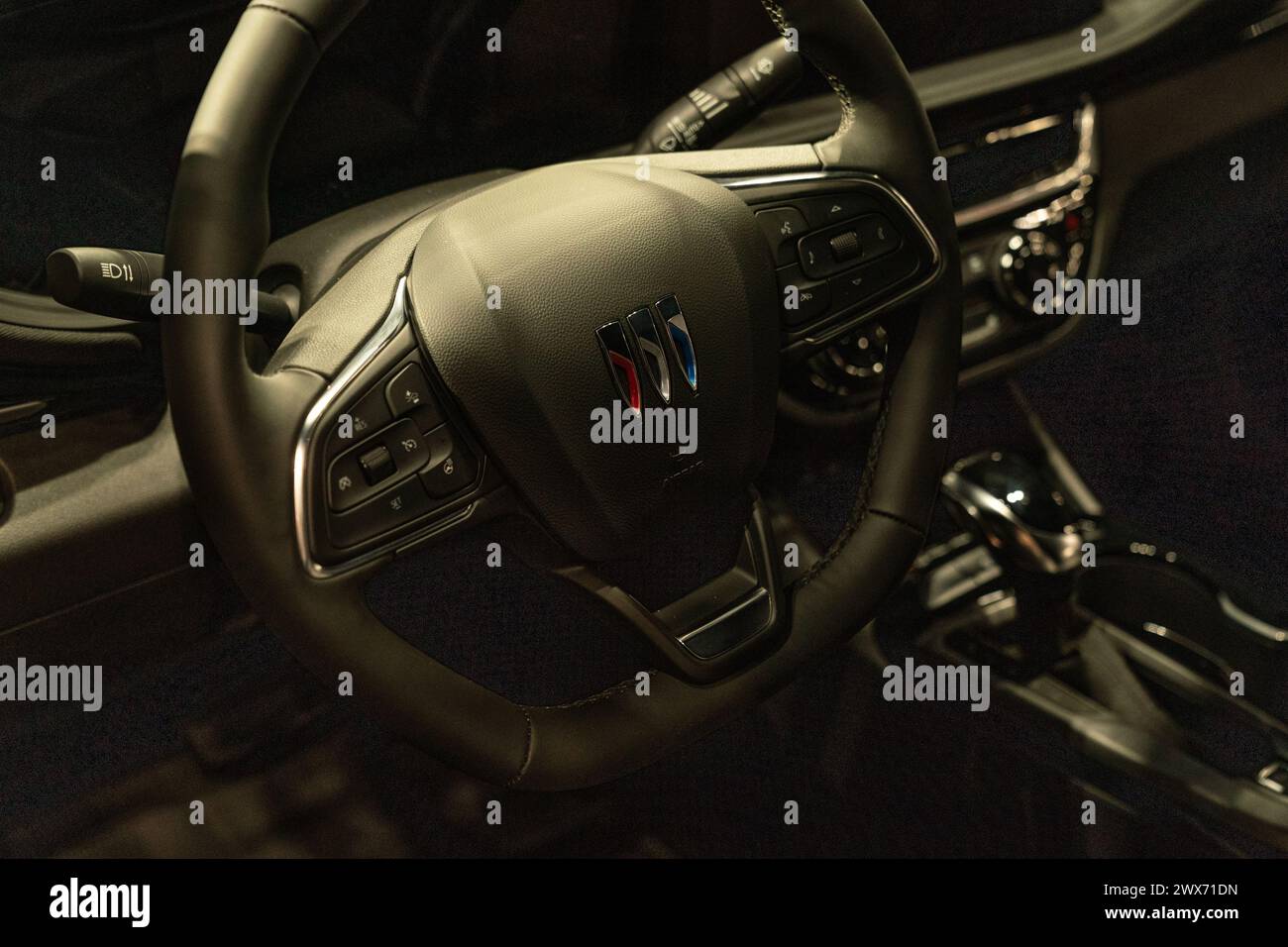 Interior design of Buick Envista 2025 on display during International