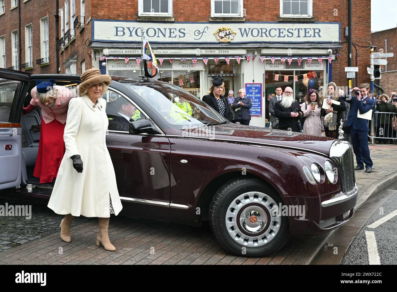 Queen Camilla meets wellwishers after attending the Royal Maundy