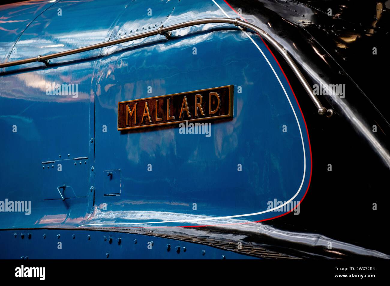 National Railway Museum, York. March 2024 LNER Class A4 4468 Mallard is ...