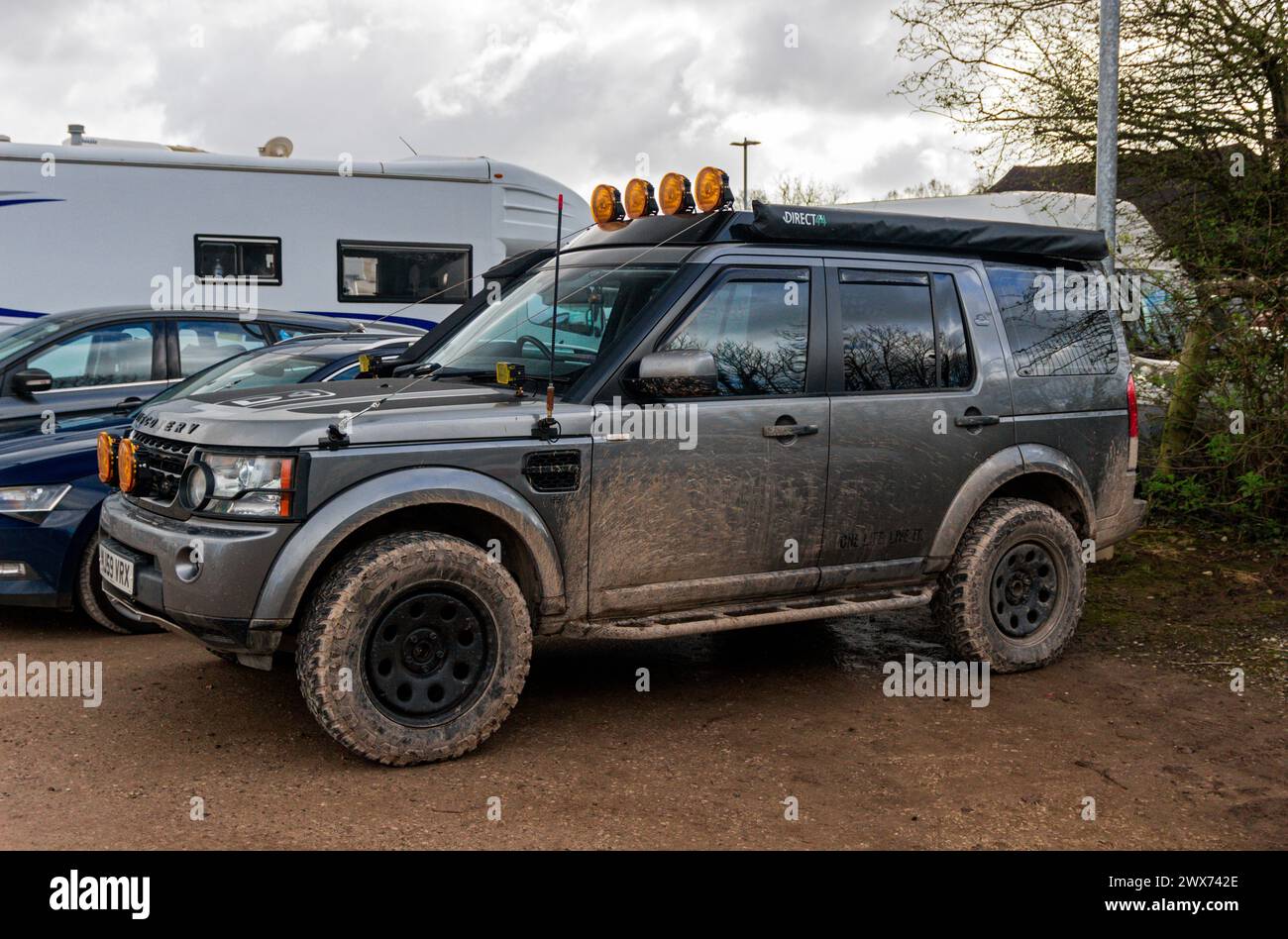 Land Rover Discovery. North West Stages Rally 2024 Stock Photo Alamy