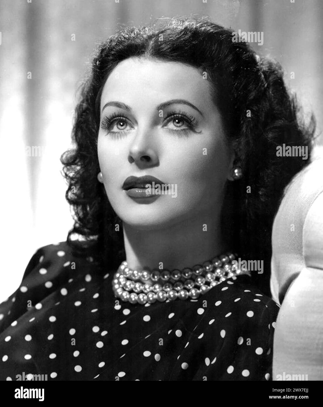 HEDY LAMARR (1914-2000) Austrian-born American film actress and inventor about 1944 Stock Photo