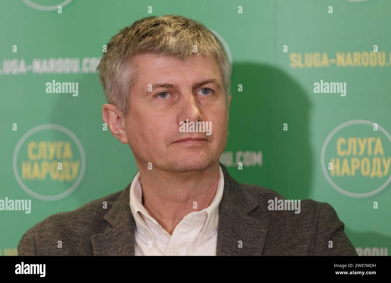 Non Exclusive: KYIV, UKRAINE - MARCH 27, 2024 - MP of Ukraine, First Deputy Chairman of the Committee on Ukraine&#x92;s Integration into the European Stock Photo