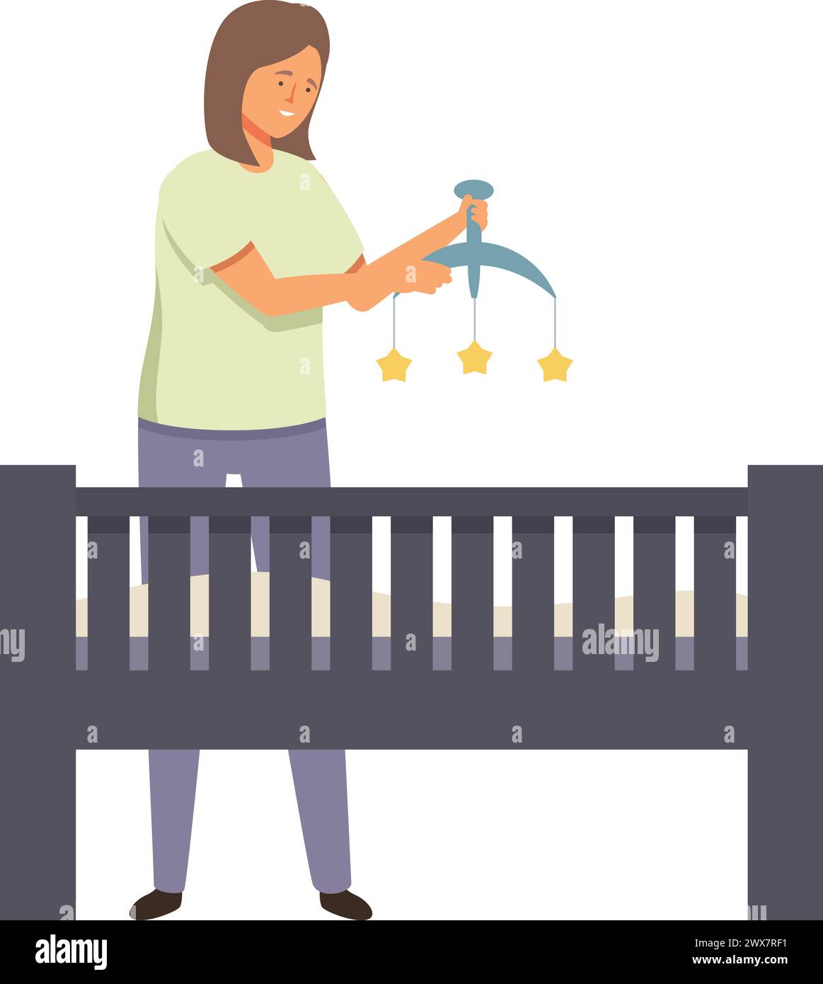 Child awake bed Stock Vector Images - Alamy