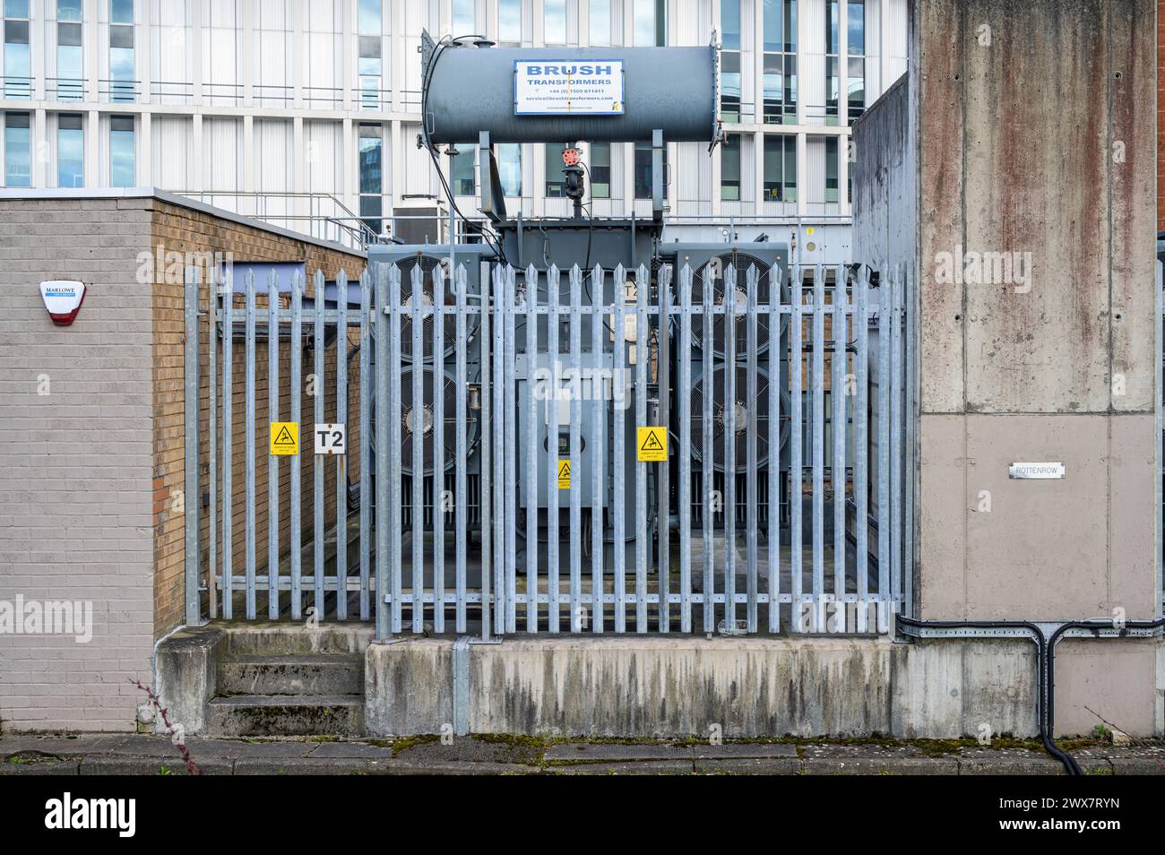 Brush Electric Transformer, Glasgow, Scotland, UK, Europe Stock Photo