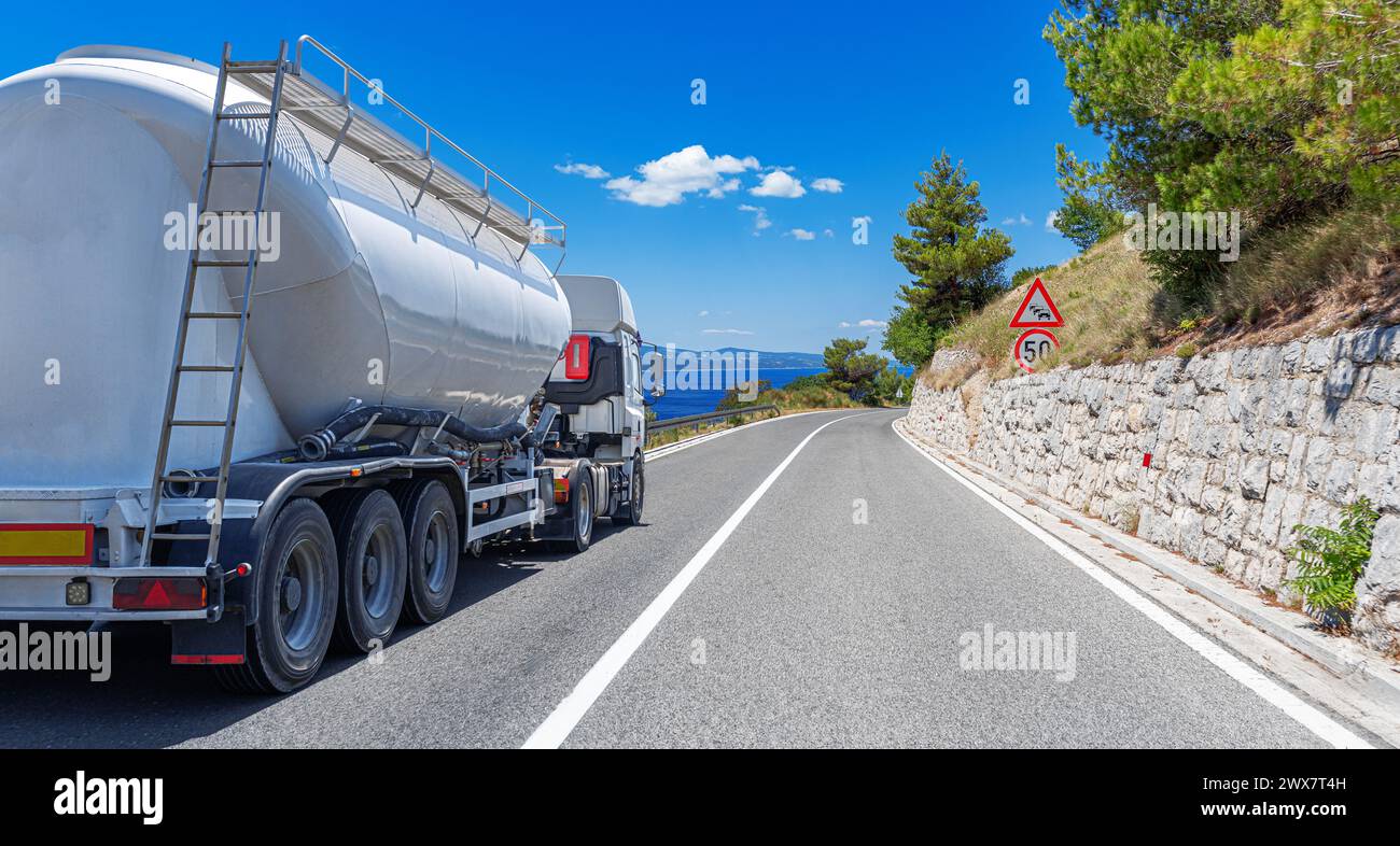 Fuel truck on picturesque hi-res stock photography and images - Alamy