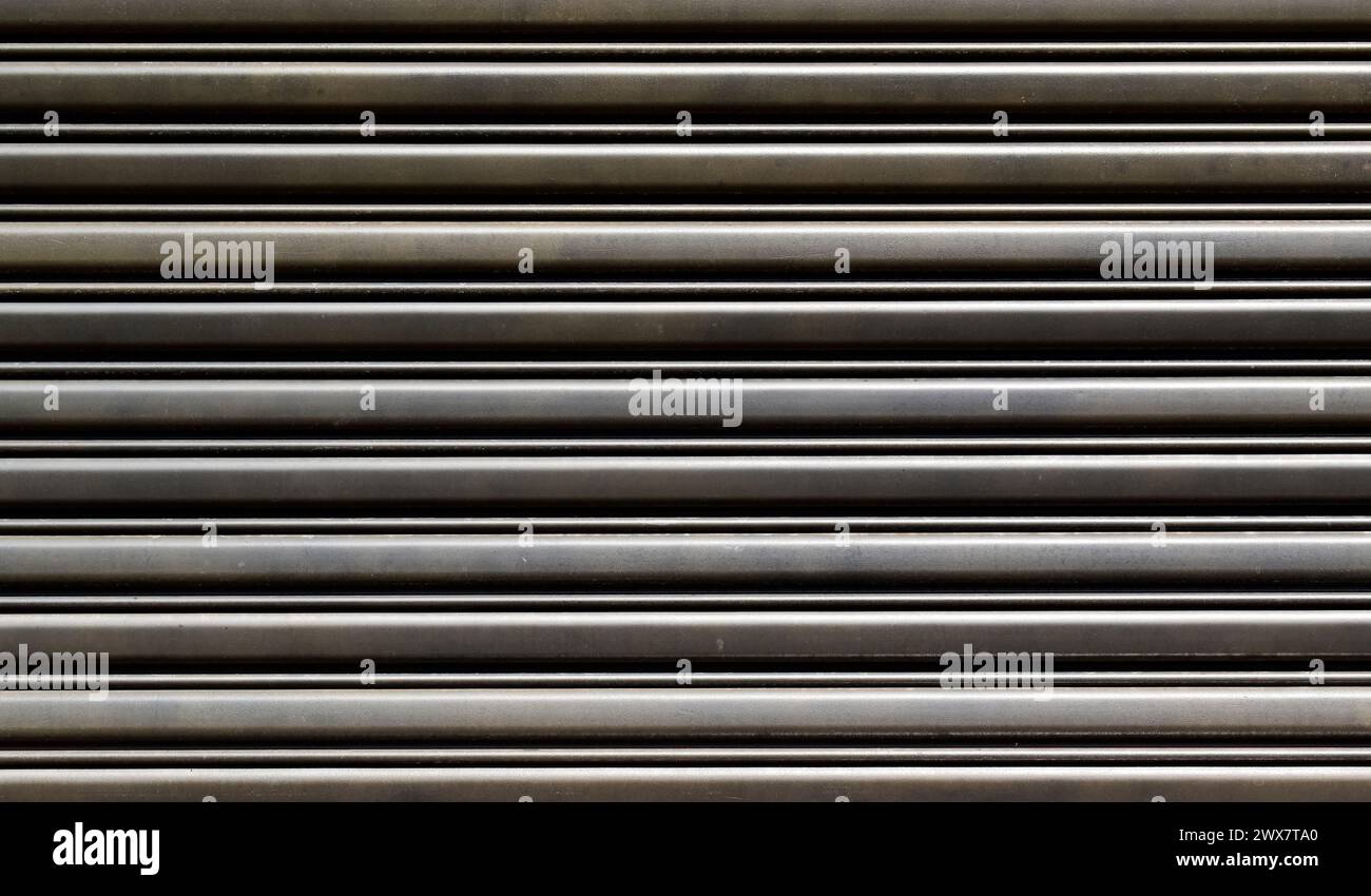 Metallic surface texture background in Ribeirao Preto, Sao Paulo, Brazil Stock Photo
