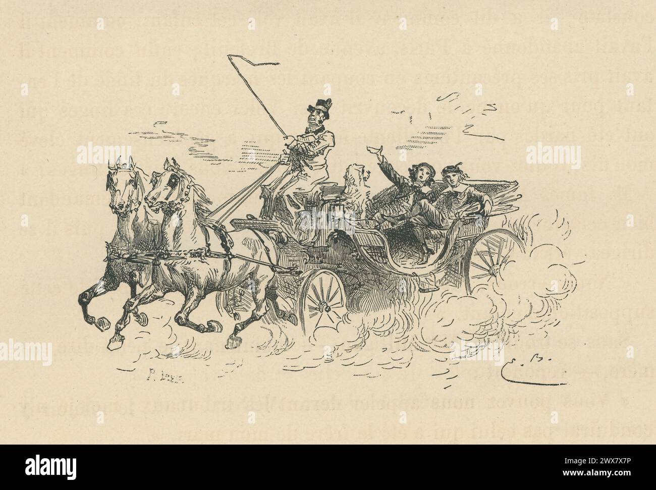 Rémi, Mattia and Capi travelling in a horse-drawn carriage. Part II ...
