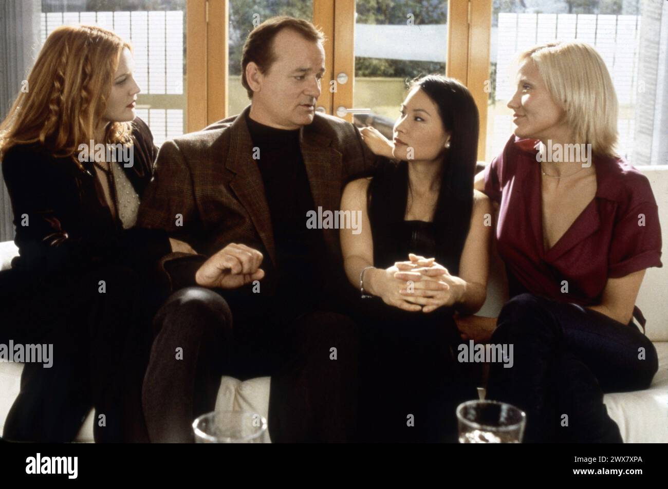 Charlie's Angels  Year : 2000 USA Director : McG Drew Barrymore, Cameron Diaz, Lucy Liu, Bill Murray Stock Photo