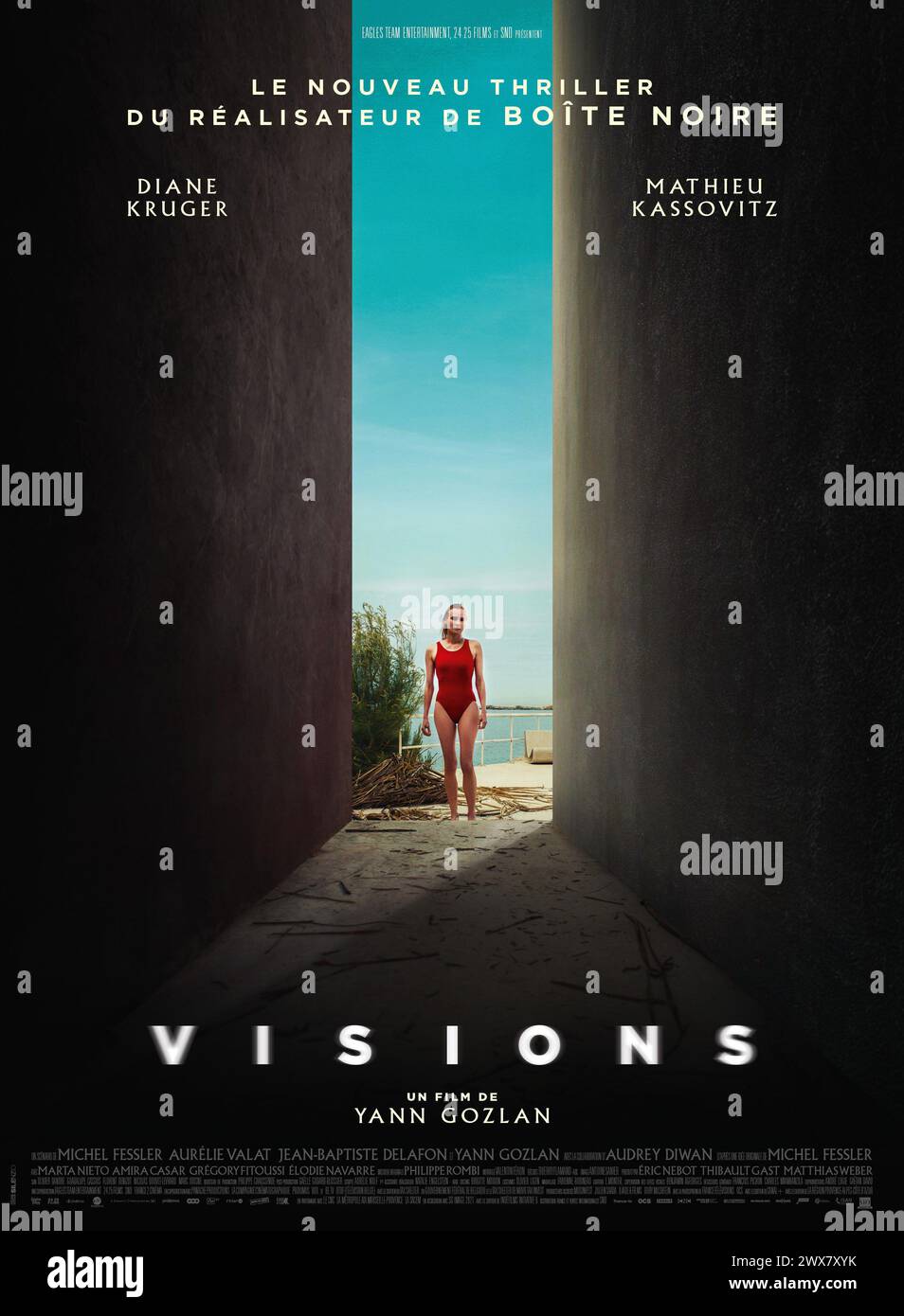 Visions Year : 2023 France Director : Yann Gozlan Diane Kruger French poster Stock Photo