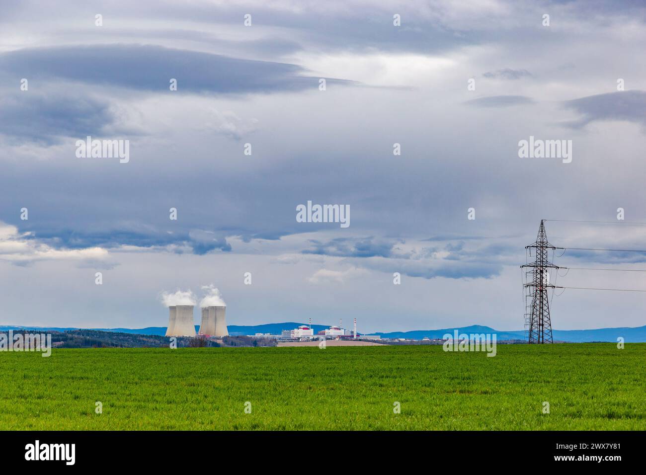 Nuclear power plant in Temelin. Czech Republic Stock Photo - Alamy