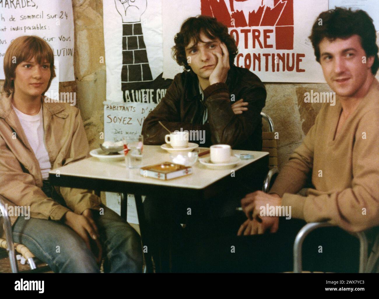 Cocktail Molotov Year : 1980 France Director : Diane Kurys Élise Caron, Philippe Lebas, François Cluzet Stock Photo