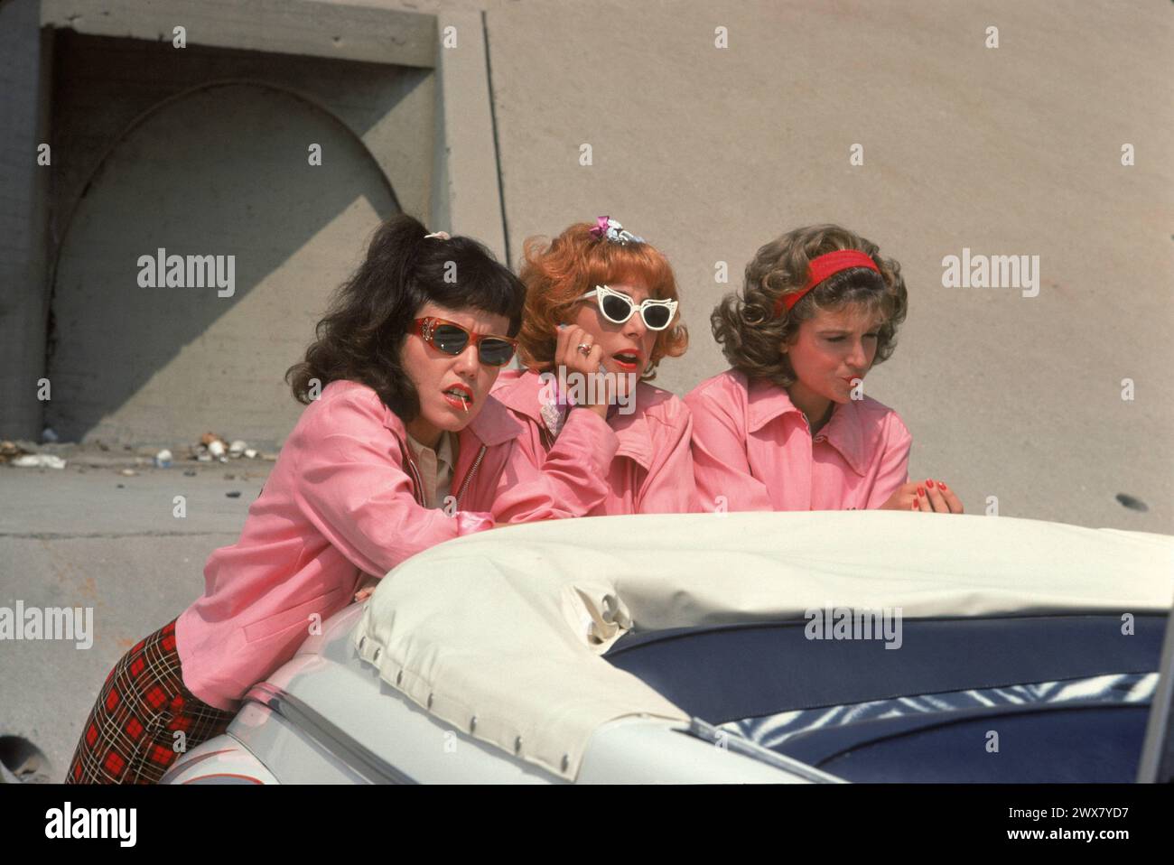 Grease Year : 1978 USA Director : Randal Kleiser Dinah Manoff, Didi Conn, Jamie Donnelly Stock Photo