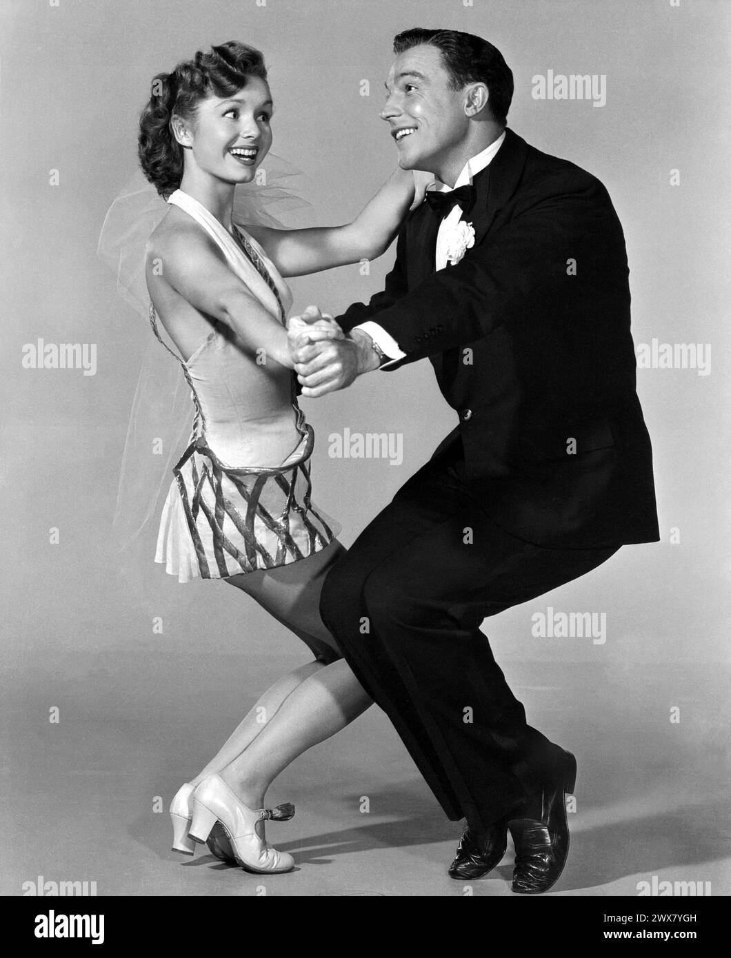 Singin' in the Rain Year : 1952 USA Director : Stanley Donen, Gene Kelly Debbie Reynolds, Gene Kelly Stock Photo