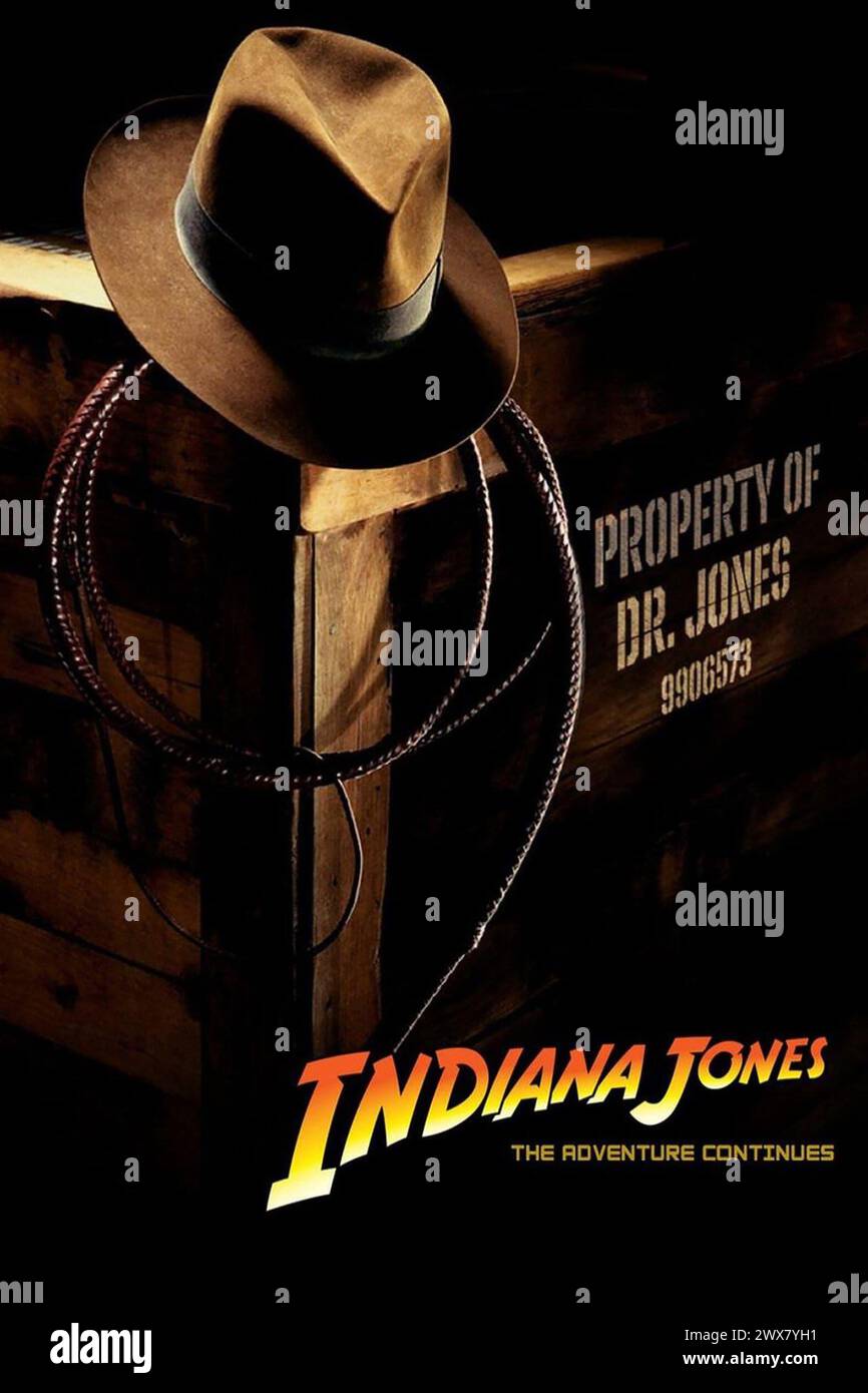 Indiana Jones and the Dial of Destiny Year : 2023 USA Director : James Mangold Harrison Ford Poster Stock Photo