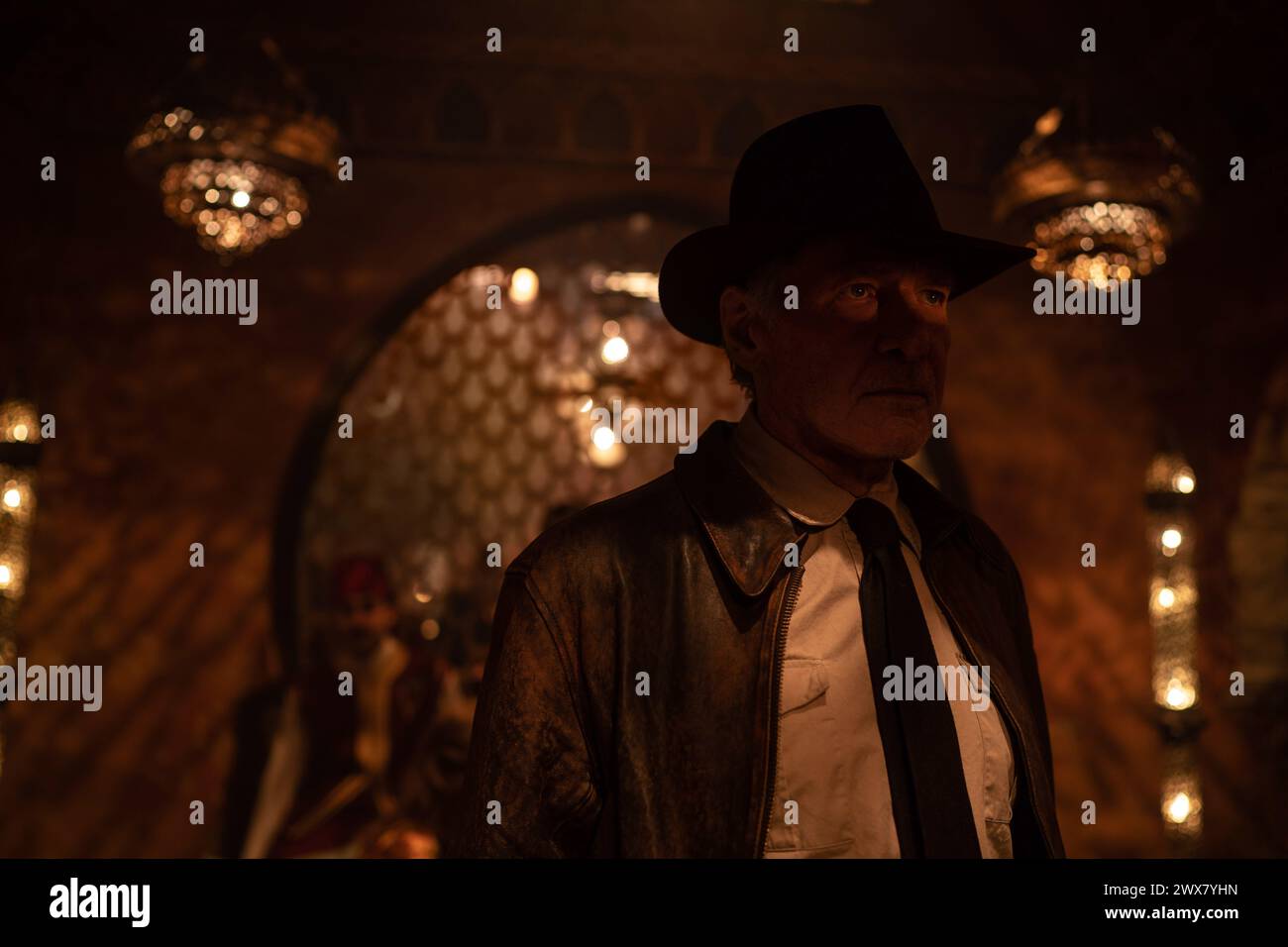 Indiana Jones and the Dial of Destiny Year : 2023 USA Director : James Mangold Harrison Ford Stock Photo
