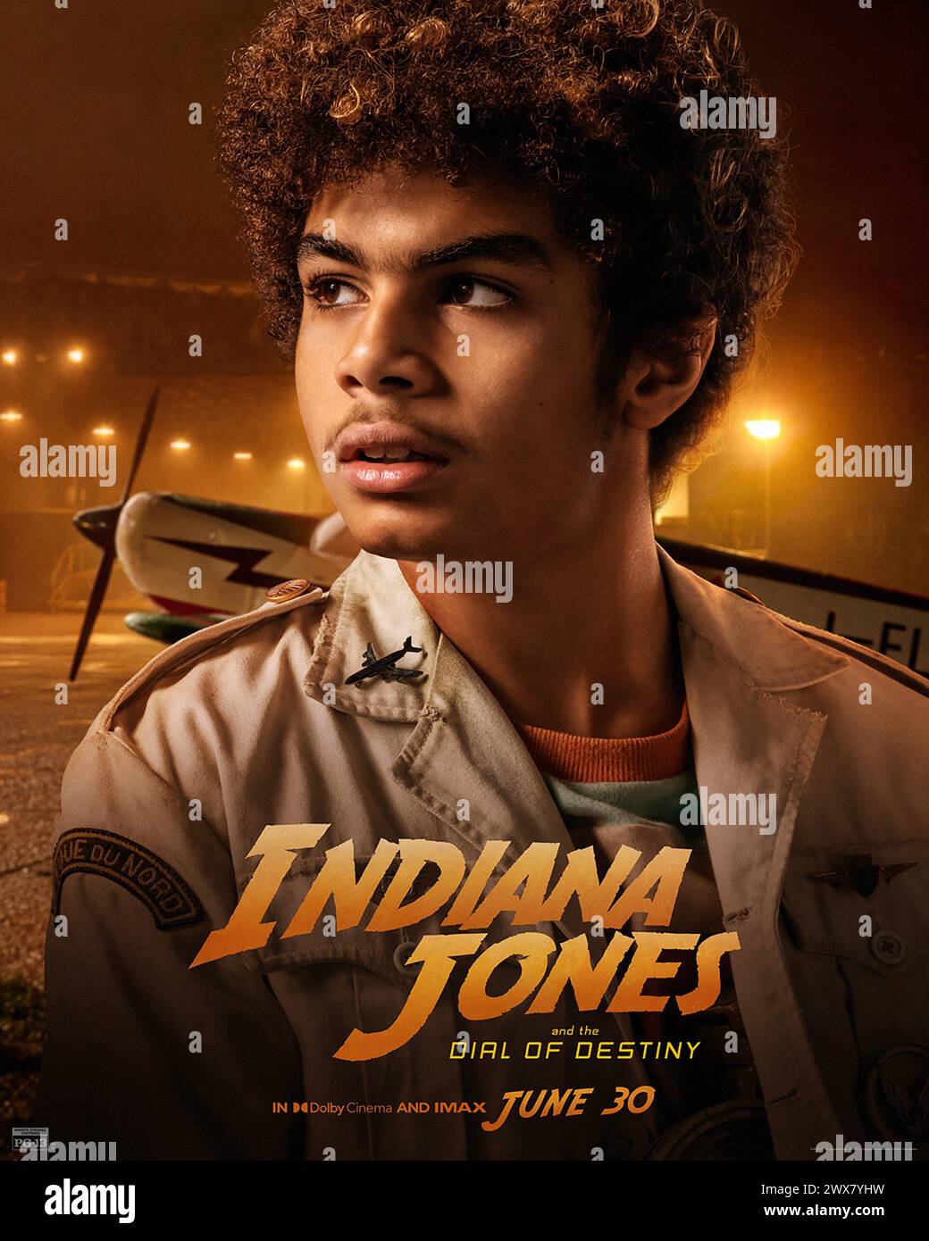 Indiana Jones and the Dial of Destiny Year : 2023 USA Director : James Mangold Ethann Isidore American poster Stock Photo
