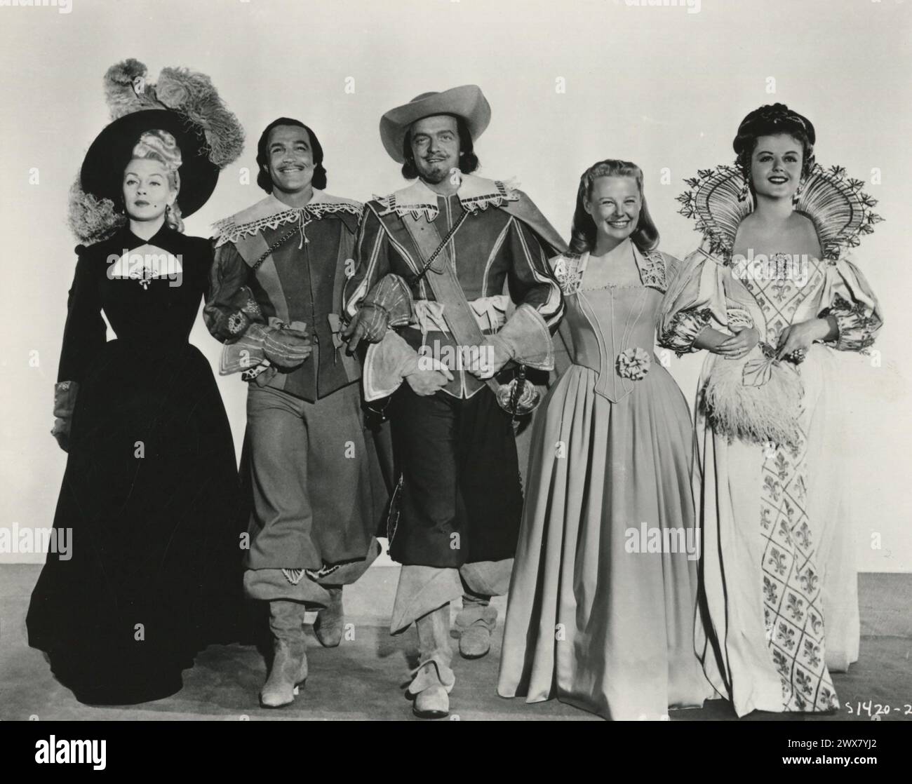 The Three Musketeers Year : 1948 USA Director : George Sidney Lana Turner, Gene Kelly, Van Heflin, June Allyson, Angela Lansbury Stock Photo