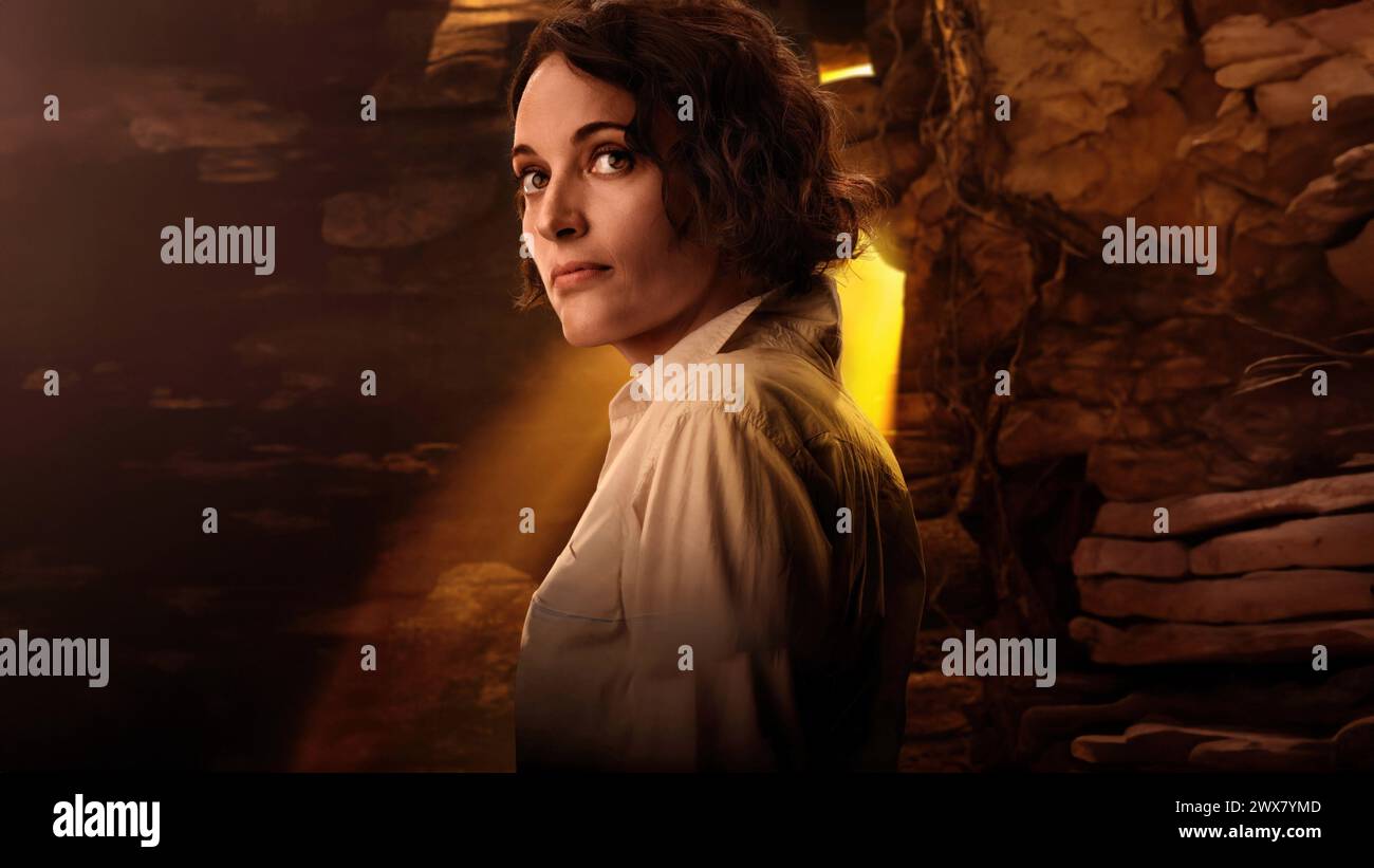 Indiana Jones and the Dial of Destiny Year : 2023 USA Director : James Mangold Phoebe Waller-Bridge Key Art Stock Photo
