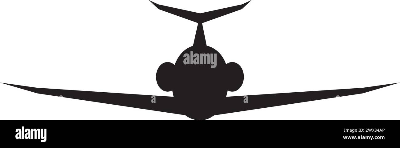 Airplane icon logo, vector design illustration Stock Vector Image & Art ...