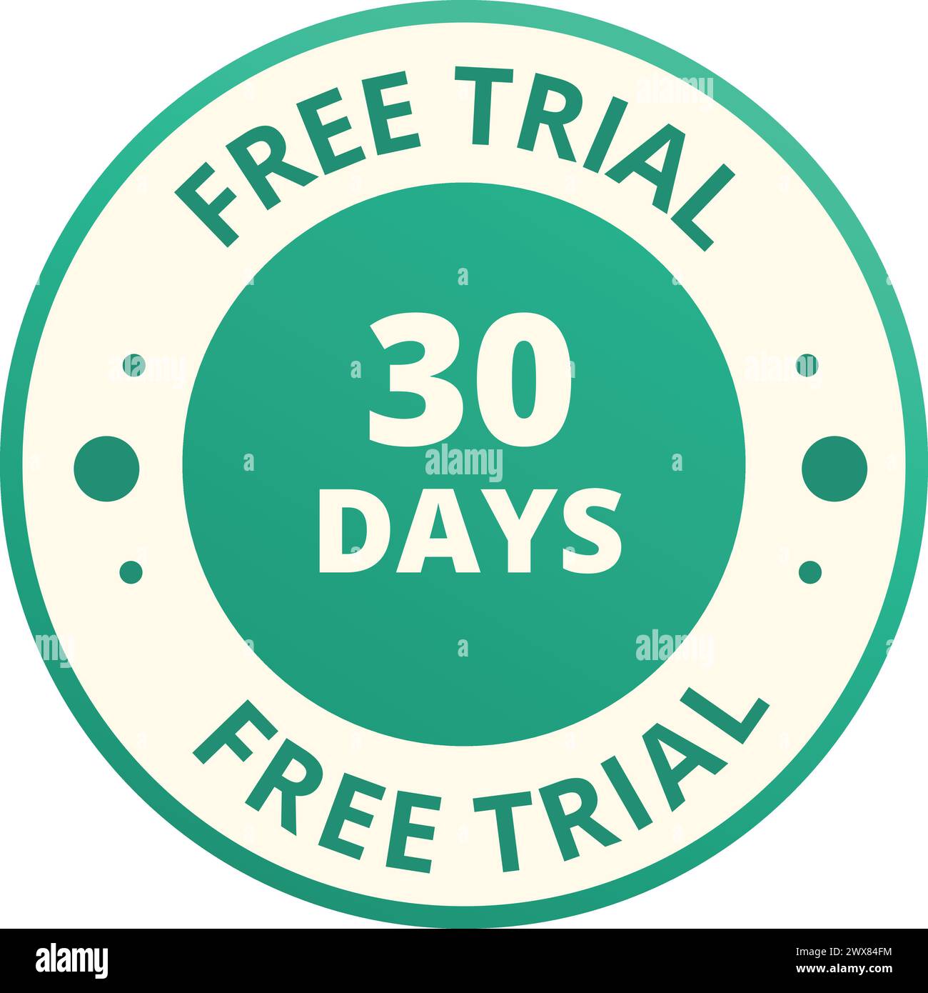 Free trial offer icon cartoon vector. Period active now. Gratis application Stock Vector