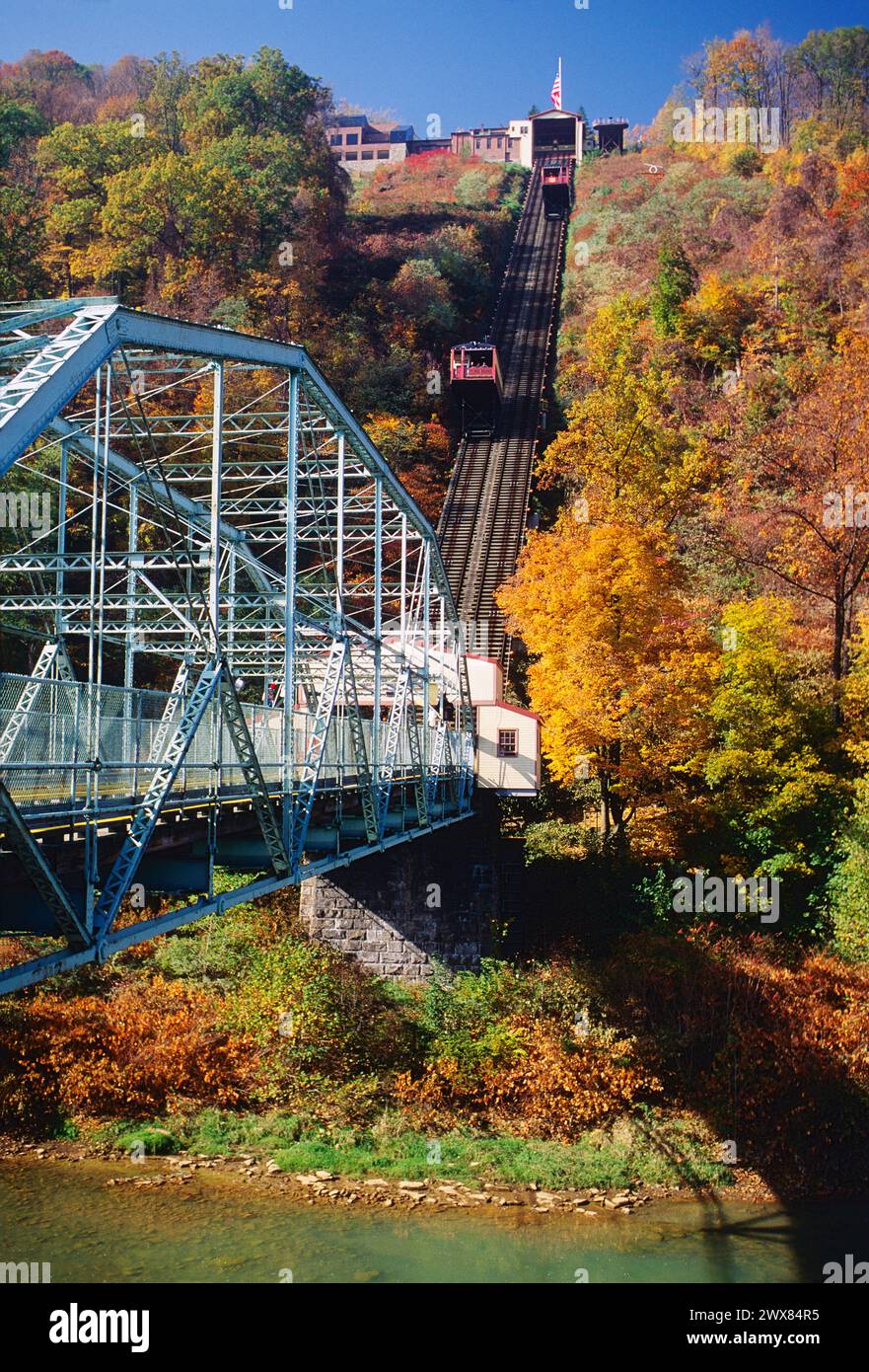 Johnstown Incline; built for quick escape from flooding Conemaugh River ...