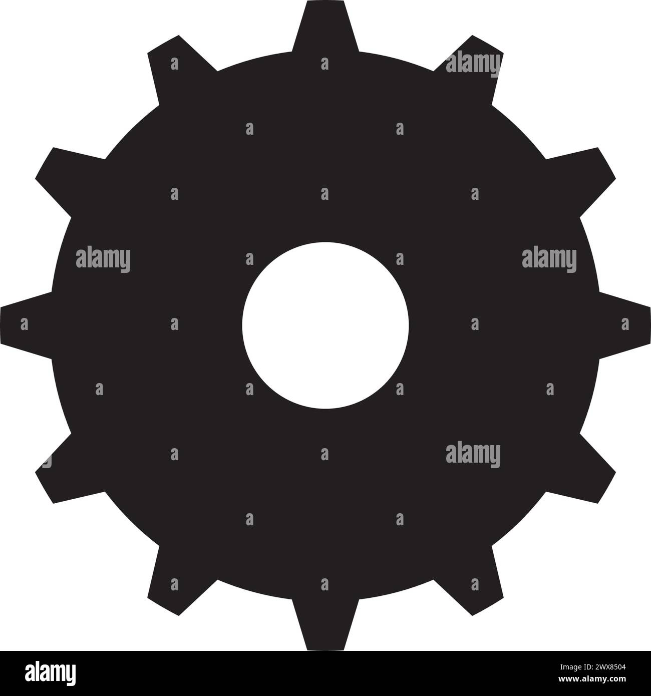 Gear icon logo, vector design illustrations Stock Vector Image & Art ...
