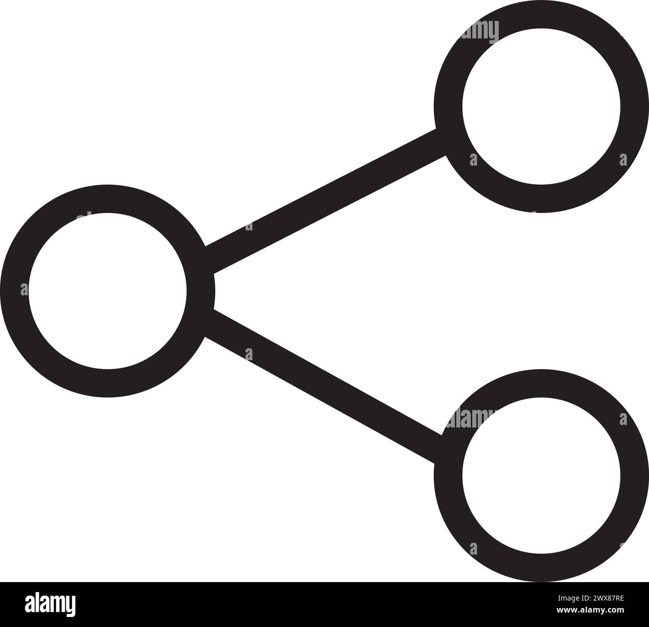 share icon vector illustration symbol design Stock Vector