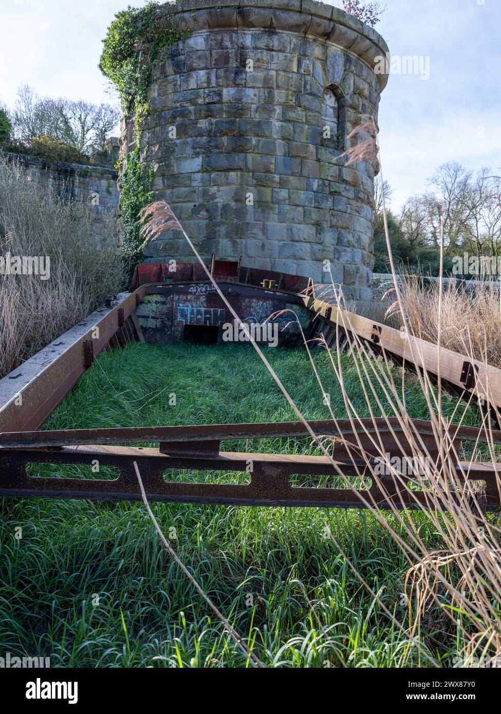 March 2024 Purton Hulks, Ships graveyard in Gloucestershire, England