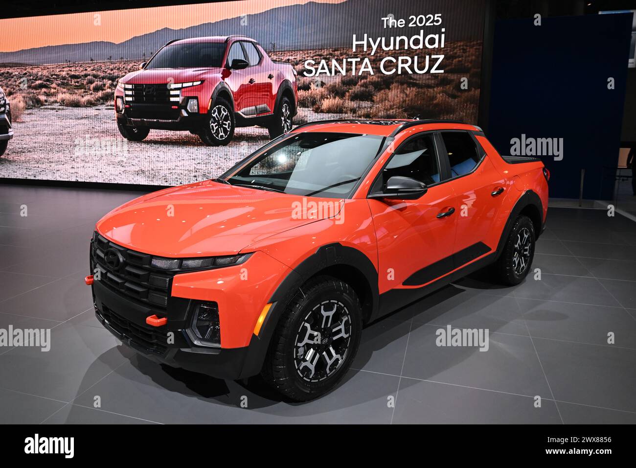 The new 2025 Hyundai Santa Cruz unveiled at the New York International