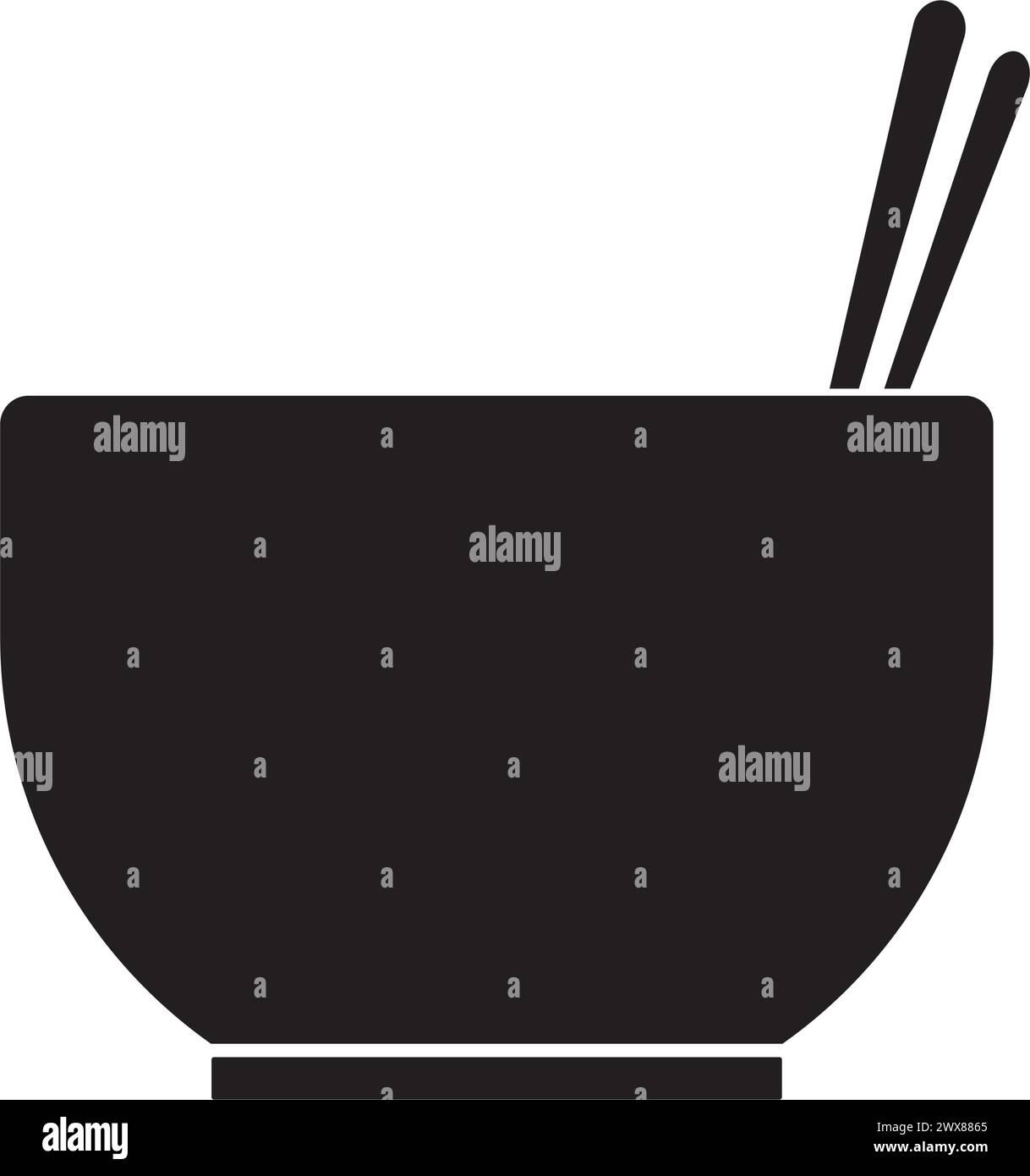Bowl icon decorative dish Black and White Stock Photos & Images - Alamy