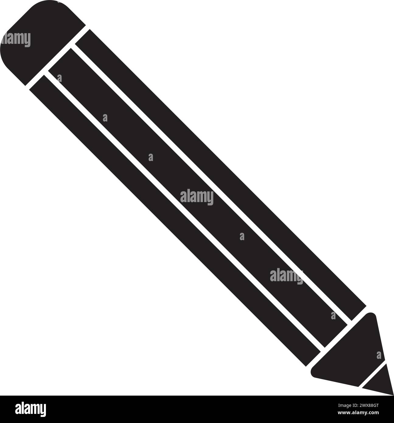 fountain pen vector illustration logo design Stock Vector
