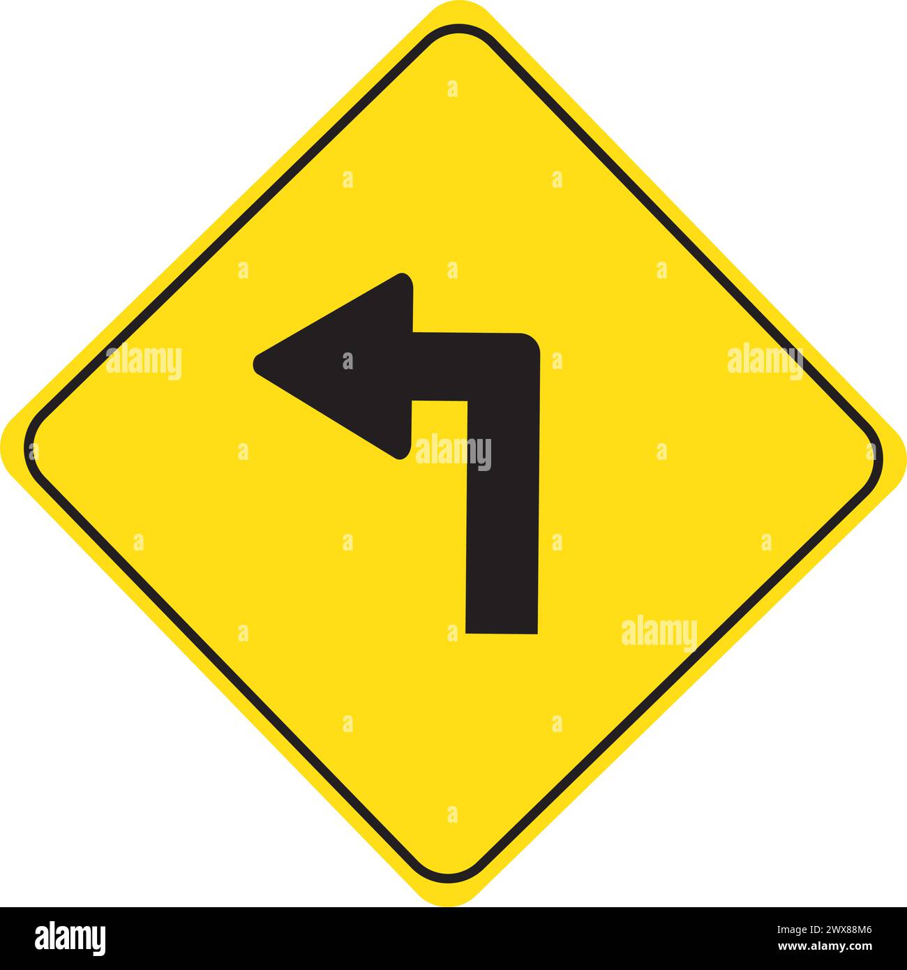 White road stop lines Stock Vector Images Alamy