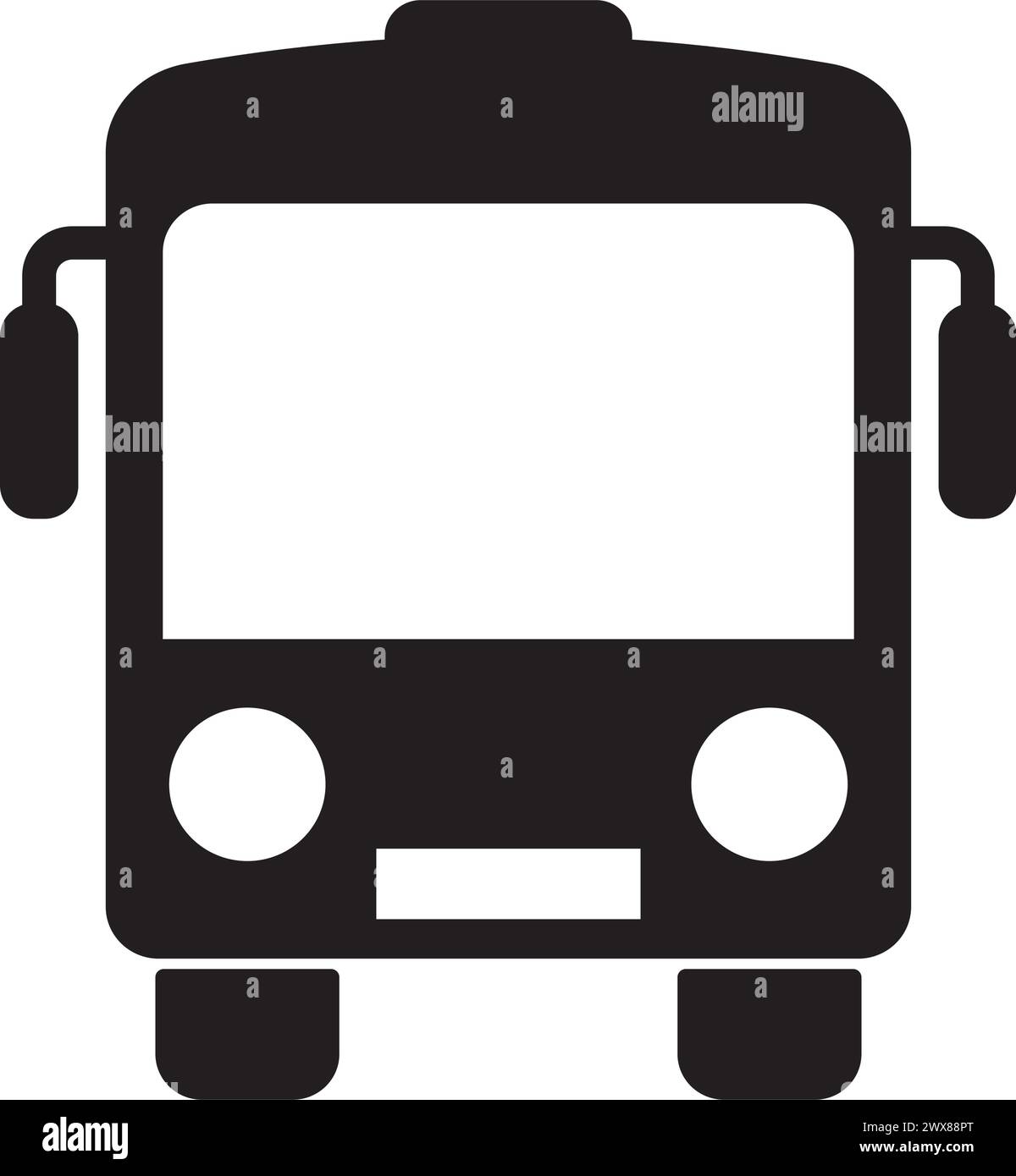 Public transport bus sign Stock Vector Images - Alamy