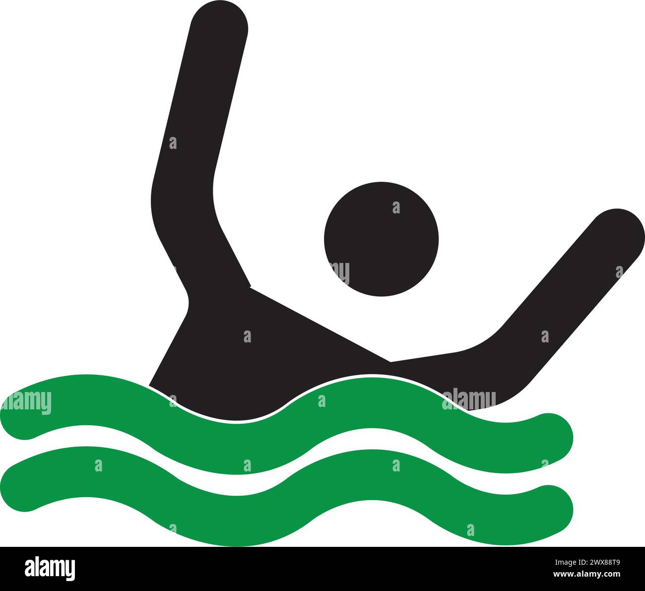 Artistic swimming Cut Out Stock Images & Pictures - Alamy