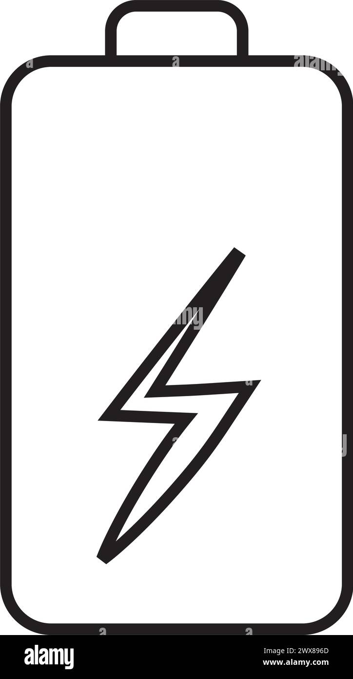 battery icon vector illustration logo design Stock Vector
