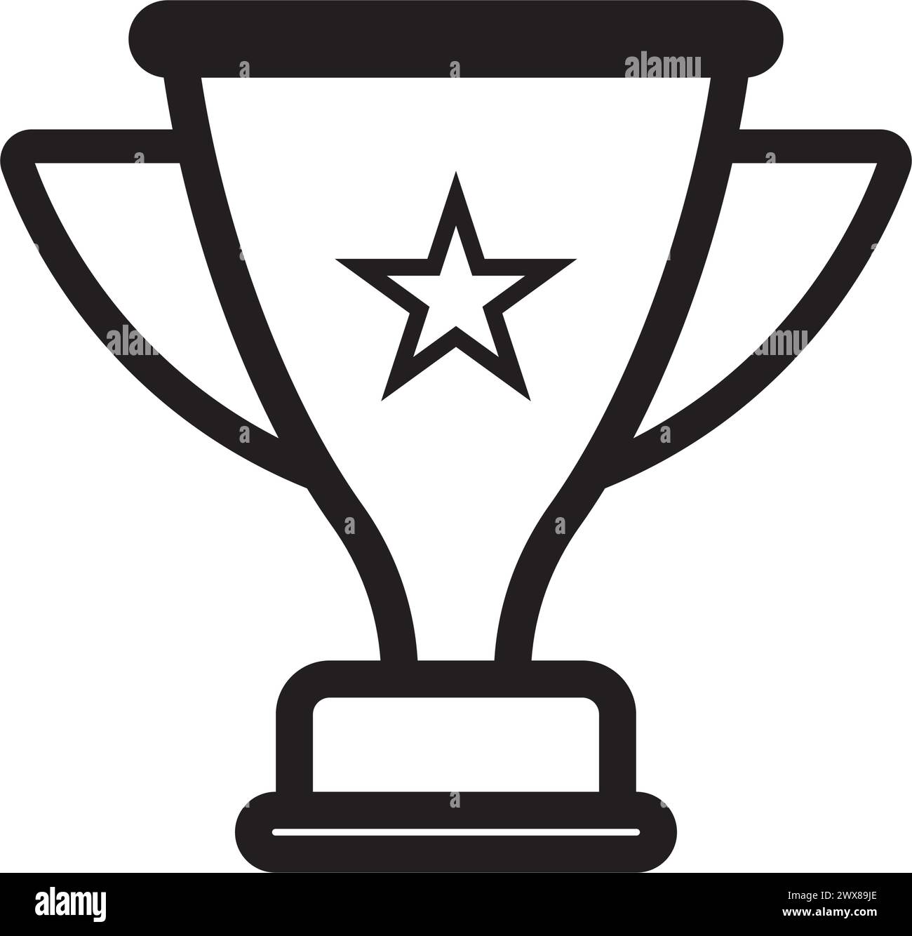 Trophy icon vector illustration logo design Stock Vector Image & Art ...