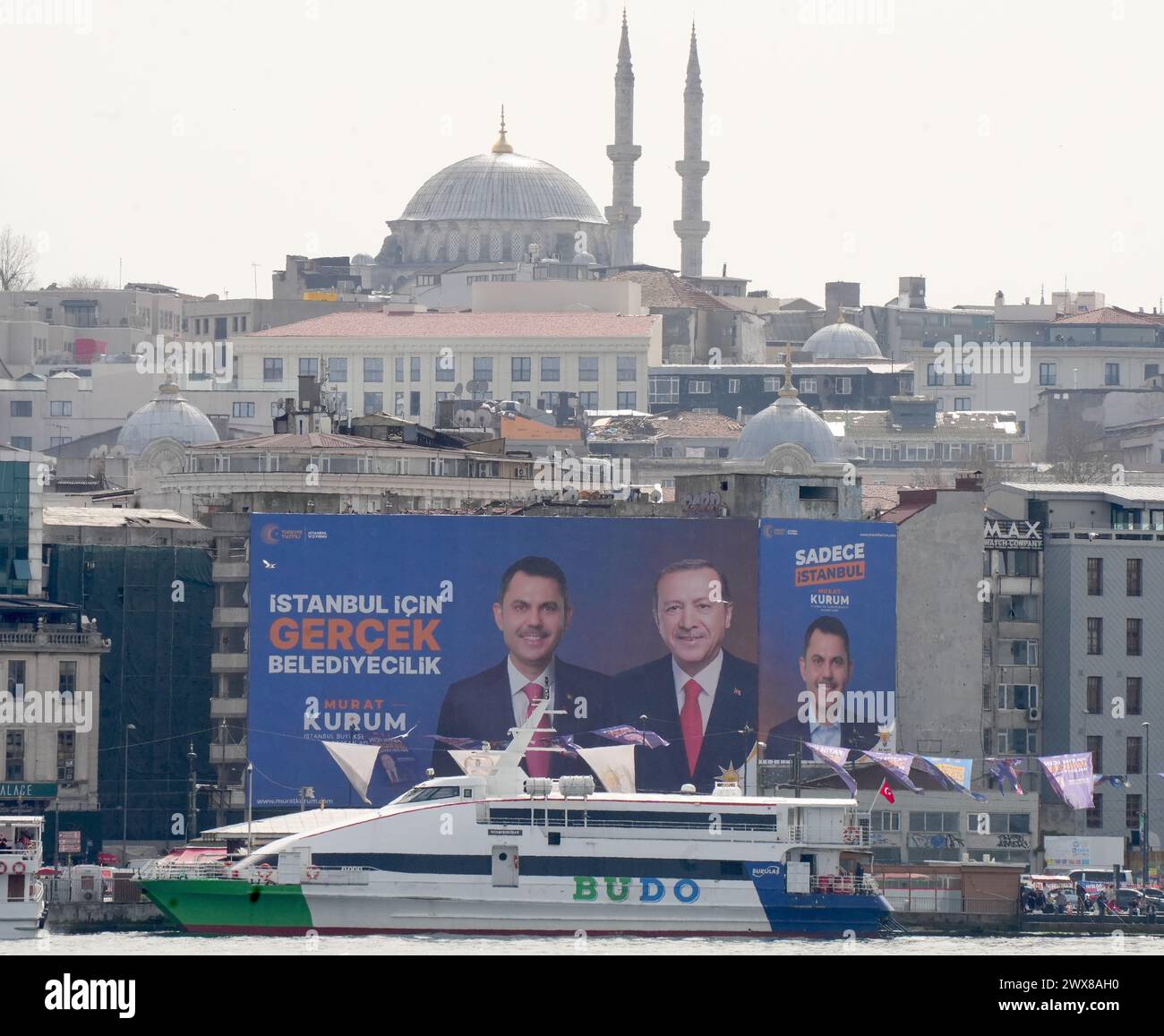 Election campaign of Justice and Development Party, or AKP, candidate for Istanbul Mayor Murat Kurum  in Istanbul, Turkey, March 19, 2024. (CTK Photo/ Stock Photo