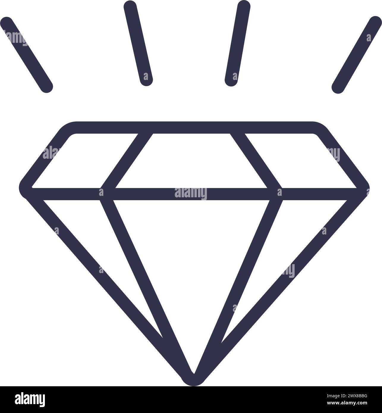 diamond icon vector illustration logo design Stock Vector Image & Art ...