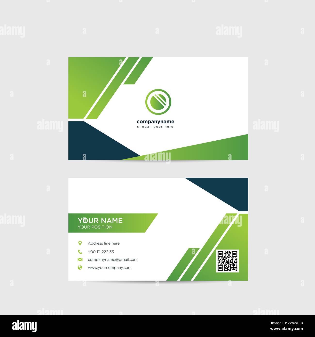 Editable visiting card Stock Vector Images - Alamy