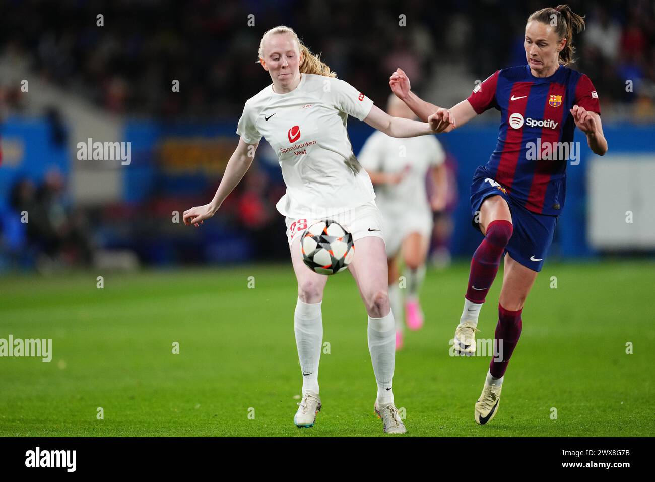 During The UEFA Women’s Champions League Match, Quarter Finals, Second ...