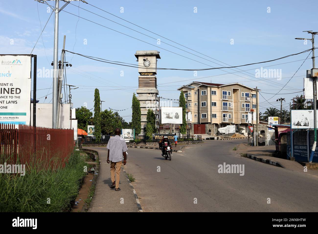 General views of Bo in Sierra Leone, Africa Stock Photo - Alamy