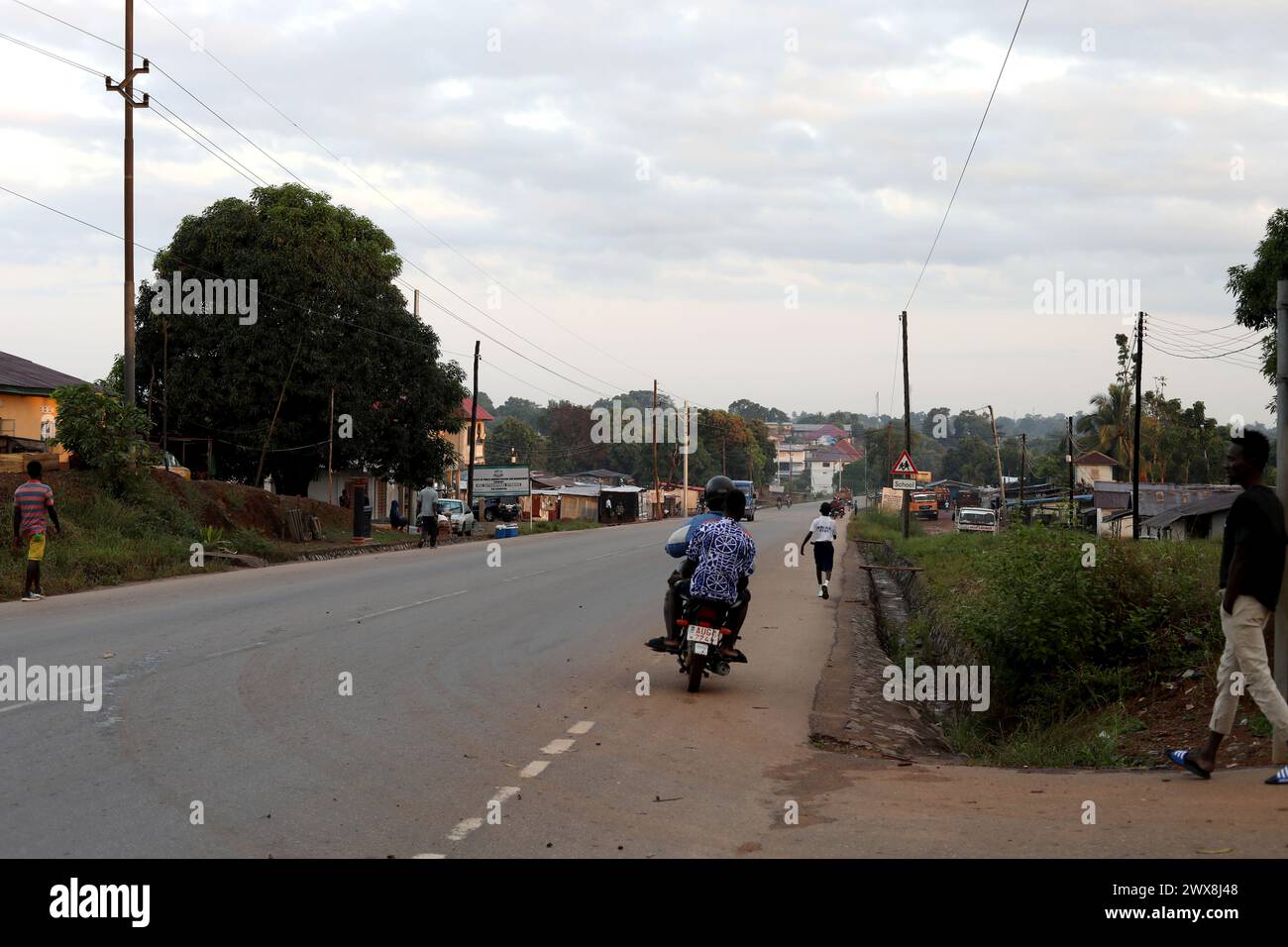 General views of Bo in Sierra Leone, Africa Stock Photo - Alamy