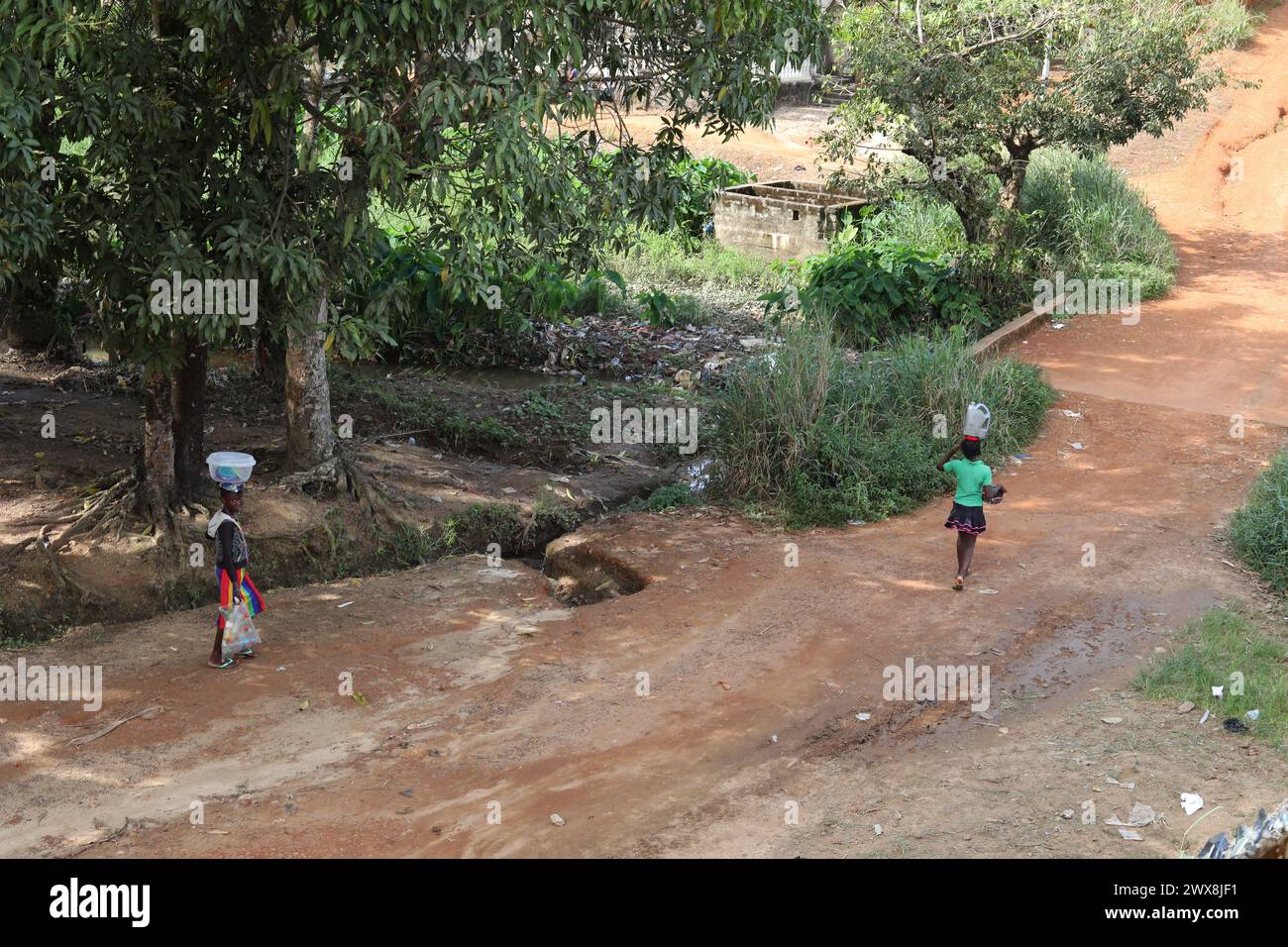 General views of Bo in Sierra Leone, Africa Stock Photo - Alamy