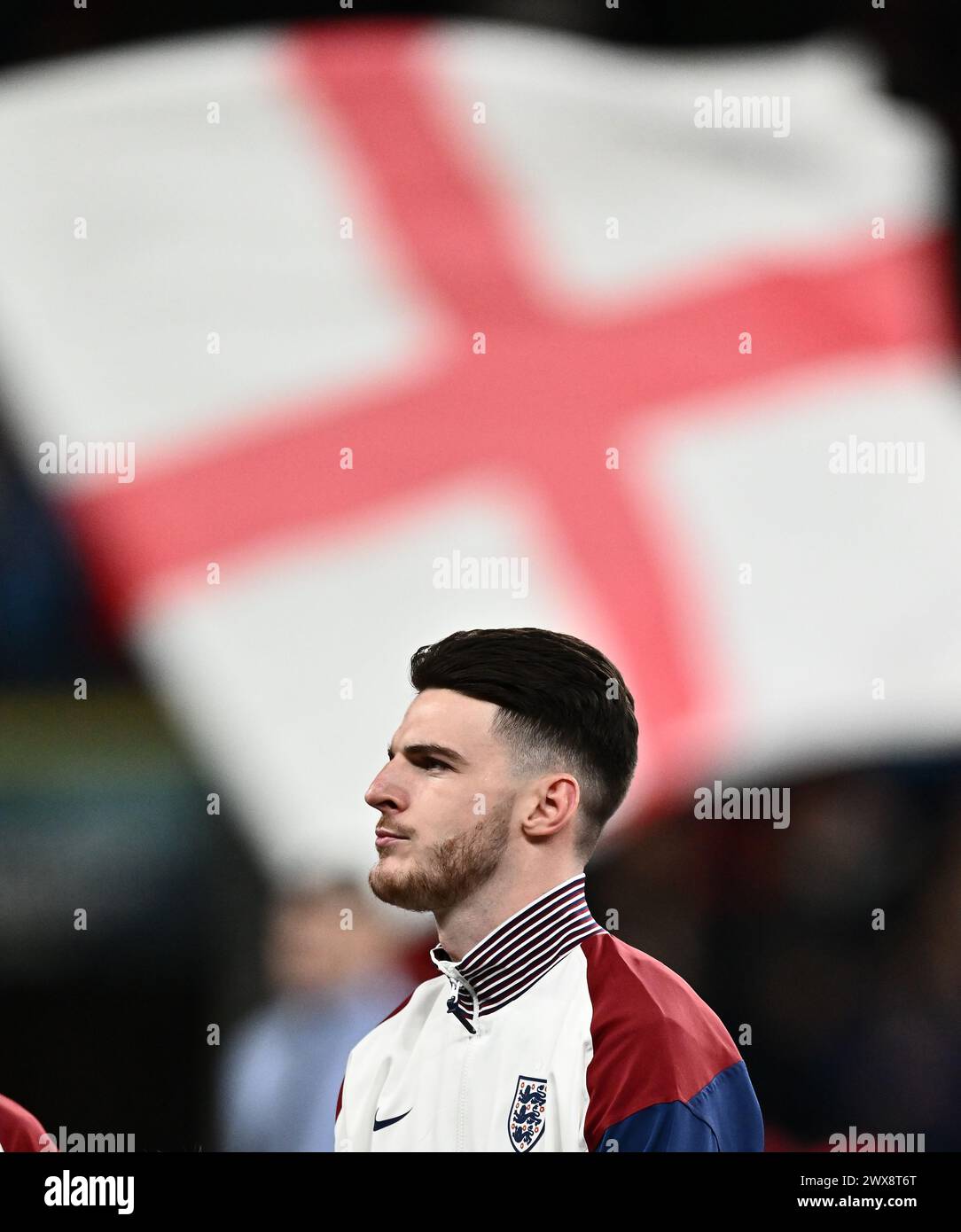 LONDON, ENGLAND - MARCH 23: Declan Rice during the international ...